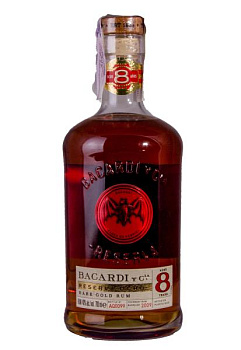 Ром Bacardi Reserva Ocho Gold 8 y.e 0.7 л ром bacardi reserva ocho gold 8 y.e 0.7 л