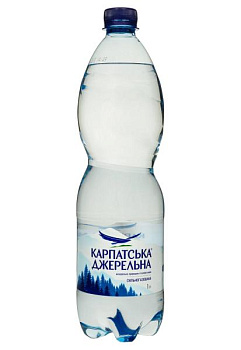Вода Карпатська Джерельна сильногазированная 1 л вода карпатська джерельна сильногазированная 1 л
