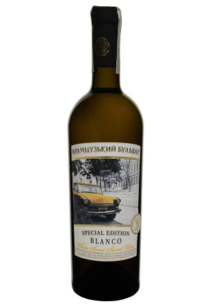 Вино Французский бульвар Blanco Белое Полусладкое 0.75 л 