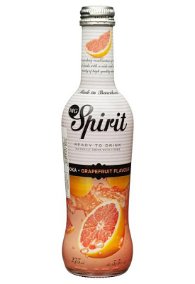 напиток алкогольный mg spirit vodka grapefruit 0.275 л 