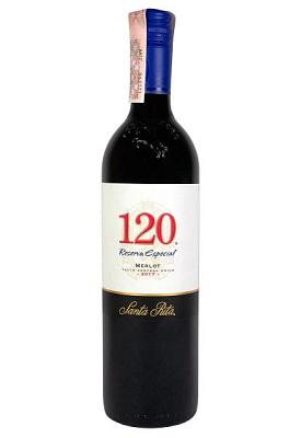 santa rita 120 merlot красное сухое 0.75 л