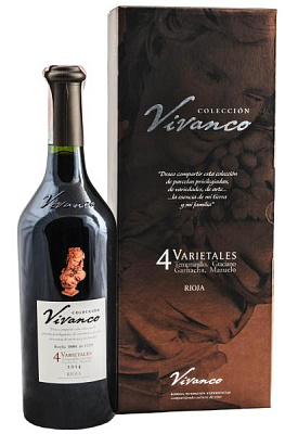 coleccion vivanco 4 varietales красное сухое 0.75 л