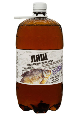 Пиво Лящ 4,9% светлое 1.5 л