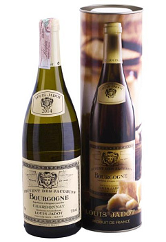 Louis Jadot Bourgogne Chardonnay в тубусі Біле Сухе 0.75 л louis jadot bourgogne chardonnay в тубусе белое сухое 0.75 л