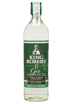 Джин King Robert II Distilled London Dry Gin 0.7 л джин king robert ii distilled london dry gin 0.7 л