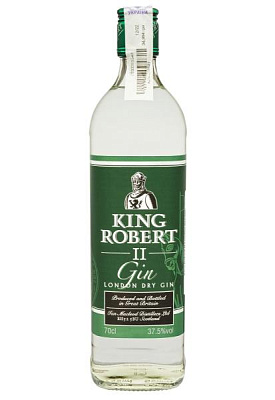 джин king robert ii distilled london dry gin 0.7 л