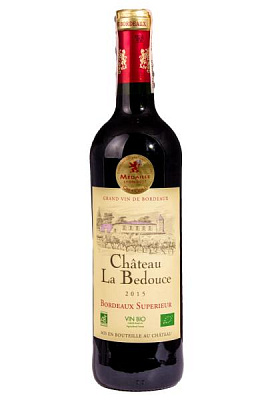 chateau la bedouce bordeaux superieur bio сухое красное 0.75 л