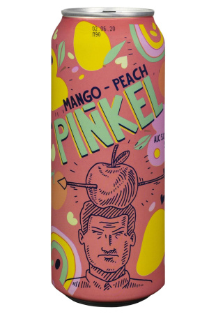 Сидр PINKEL Яблоко-Персик-Манго ж/б 0.5 л