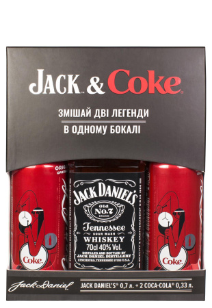 Виски Jack Daniels с Coca-Cola ж/б 0.7 л