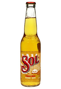 Пиво SOL 0.33 л  пиво sol 0.33 л