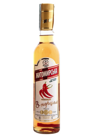 Водка Житомирская Украинская с перцем (тонда) 0.5 л