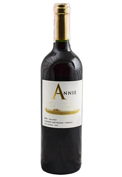 Annie Cabernet Sauvignon Merlot Червоне Напівсолодке 0.75 л annie cabernet sauvignon merlot красное полусладкое 0.75 л