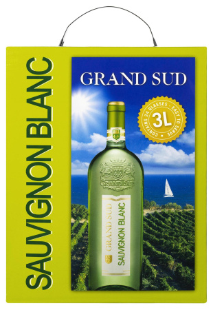 GRAND SUD SAUVIGNON Белое Сухое 3 л