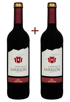 набор вина castillo de sarrion красное сухое 0.75 (набор 2 х 0.75 л)