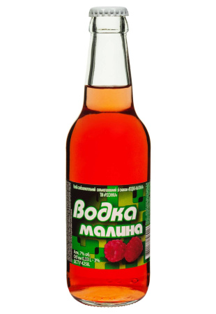 Росинка Водка-Малина стекло 0,33 л 