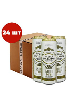 Упаковка Пиво Volfas Engelman Balta Pinta ( светлое пшеничное ж/б 0.568 л 24 шт )