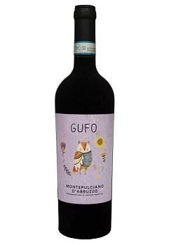 gufo montepulciano d`abruzzo красное сухое 0.75 л