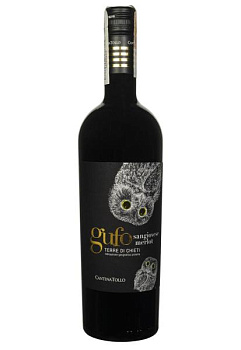 Gufo Sangiovese Merlot Terre di Chieti Червоне Сухе 0.75 л gufo sangiovese merlot terre di chieti красное сухое 0.75 л