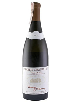 Domaine des Malandes Chablis Grand Cru Vaudesir 2017 0.75 л domaine des malandes chablis grand cru vaudesir 2017 0.75 л