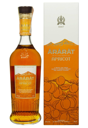 Бренди АрАрАт Apricot в коробке 0.5 л фото Бренди АрАрАт Apricot в коробке 0.5 л