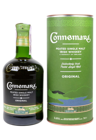 Виски Connemara Original Peated Single Malt в тубусе 0.7 л
