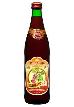 напиток милино барбарис б/а стекло 0.5 л