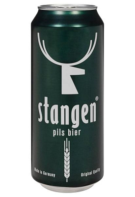 пиво stangen pils bier 4,9% светлое ж/б 0.5 л