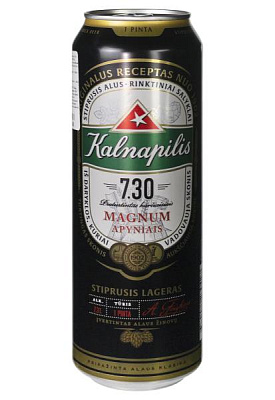 пиво kalnapilis 7.30 ж/б 0.568 л