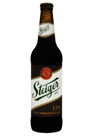 Пиво Steiger 11% темное фильтрованное стекло 0.5 л 