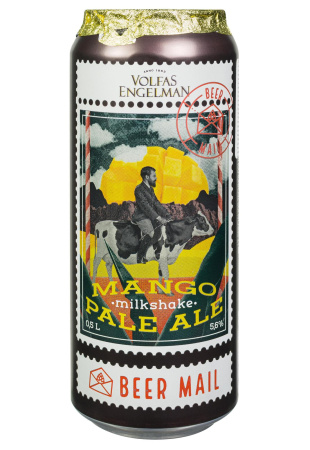 Пиво Volfas Engelman Mango Milkshake Pale Ale 5,6% ж/б 0.5л фото Пиво Volfas Engelman Mango Milkshake Pale Ale 5,6% ж/б 0.5л