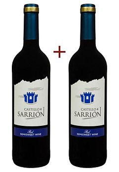Набір вина Castillo de Sarrion Червоне Напівсолодке 0.75 (набір 2 х 0.75 л) набор вина castillo de sarrion красное полусладкое 0.75 (набор 2 х 0.75 л)
