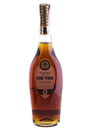 Коньяк OKVIN 5 лет 0.5 л