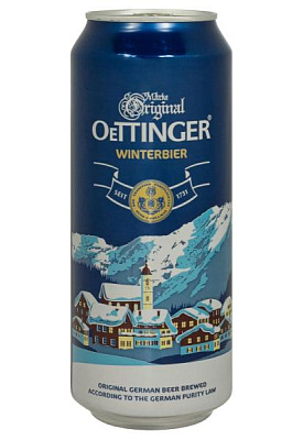пиво oettinger winterbier 5,6% светлое н/ф ж/б 0.5 л