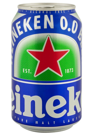 Пиво Heineken 0.0 б/а ж/б 0.33 л 