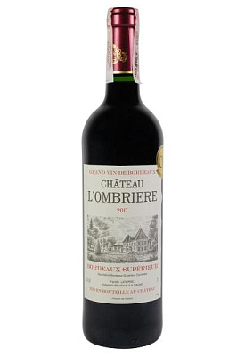 chateau l'ombriere bordeaux superieur сухое красное 0.75 л