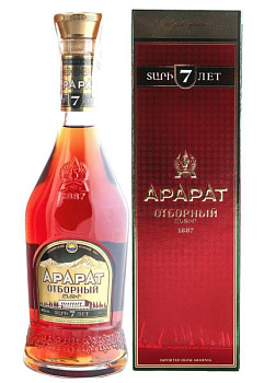 Коньяк АрАрАт Отборный 7 лет в коробке 0.5 л коньяк арарат отборный 7 лет в коробке 0.5 л