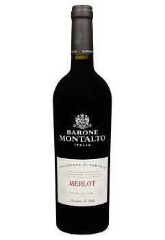 Barone Montalto Merlot Collezione di Famiglia Terre Siciliane IGP Червоне Сухе 0.75 л  barone montalto merlot collezione di famiglia terre siciliane igp красное сухое 0.75 л
