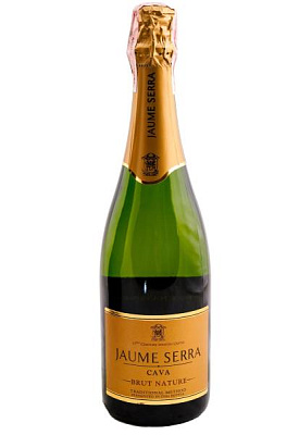 cava jaume serra brut nature белое 0.75 л