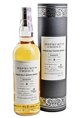 виски hepburn's choice macduff 8 y.o. в тубусе 0.7 л