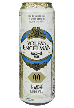 Пиво Volfas Engelman Blanche пшеничное б/а ж/б 0.568 л пиво volfas engelman blanche пшеничное б/а ж/б 0.568 л