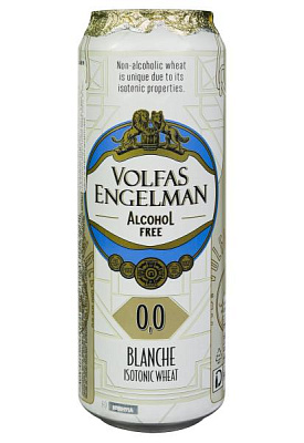 пиво volfas engelman blanche пшеничное б/а ж/б 0.568 л