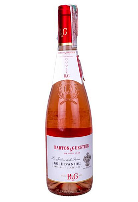 barton & guestier rose d'anjou розовое сухое 0.75 л