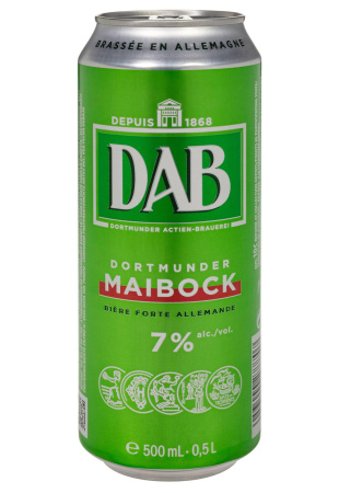 Пиво DAB Maibock 7% светлое ж/б 0.5 л