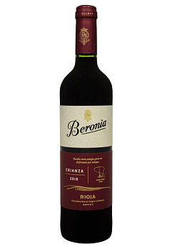Beronia Crianza 2019 Красное Сухое 0.75 л beronia crianza 2019 красное сухое 0.75 л