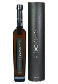 Коньяк AleXX Platinum в тубусі 0.5 л коньяк alexx platinum в тубусе 0.5 л
