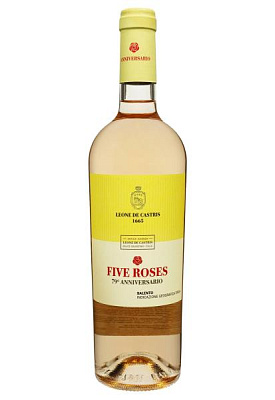 five roses anniversario salento розовое сухое 0.75 л 