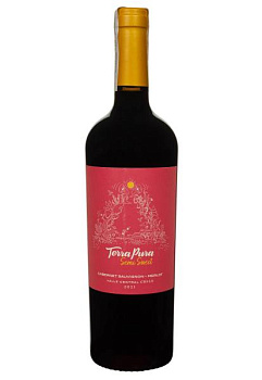 terra pura сabernet sauvignon merlot красное полусладкое 0.75 л