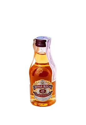 виски chivas regal 12 y.o. 0.05 л