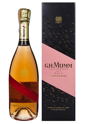 шампанське mumm cordon rose brut розовое 0.75 л