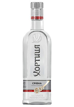 Горілка Хортиця Срібна прохолода 0.7 л водка хортица серебряная прохлада 0.7 л